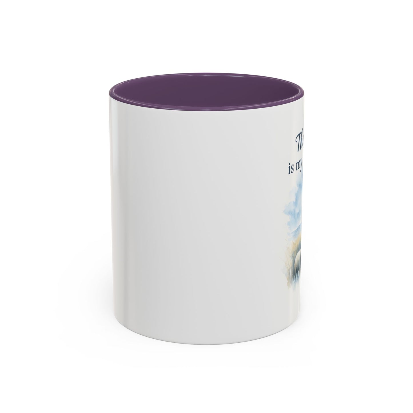 Memorial Accent Coffee Mug - The Lord is My Shepherd - Psalm 23:1