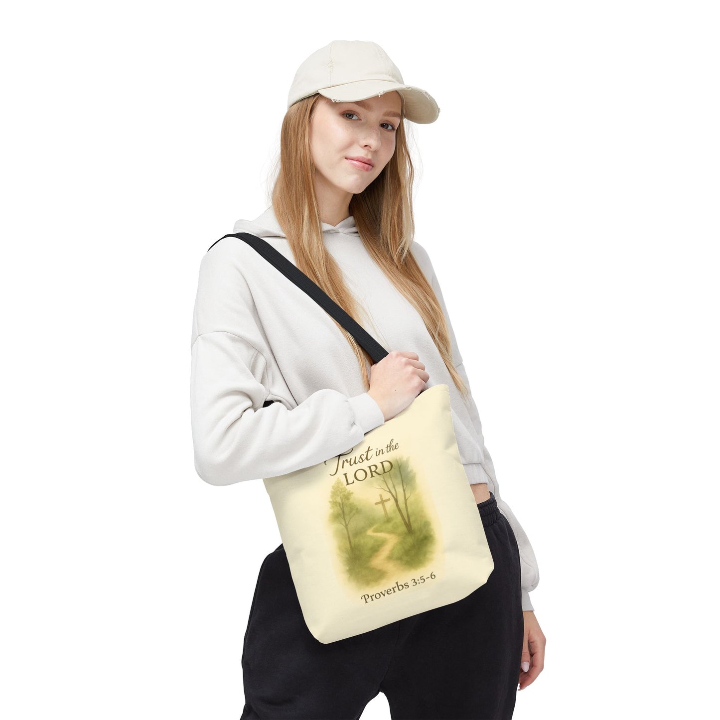 Inspirational Tote Bag - Trust in the Lord - Proverbs 3:5-6 Memorial Gift