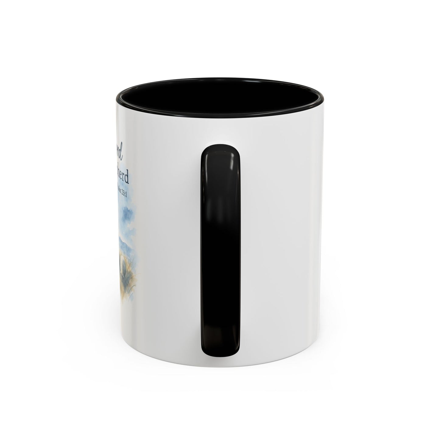 Memorial Accent Coffee Mug - The Lord is My Shepherd - Psalm 23:1