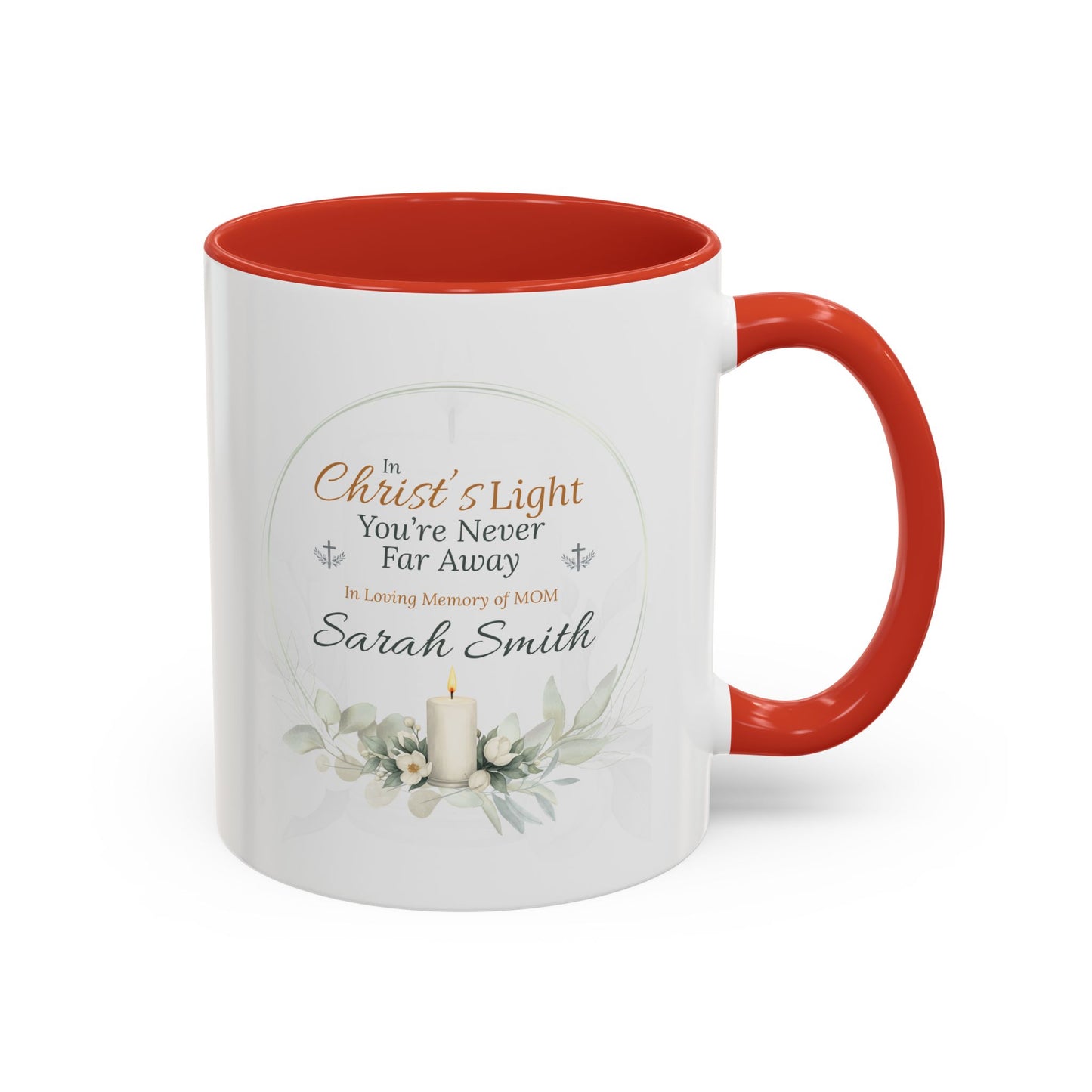 Custom Christ's Light Memorial Mug