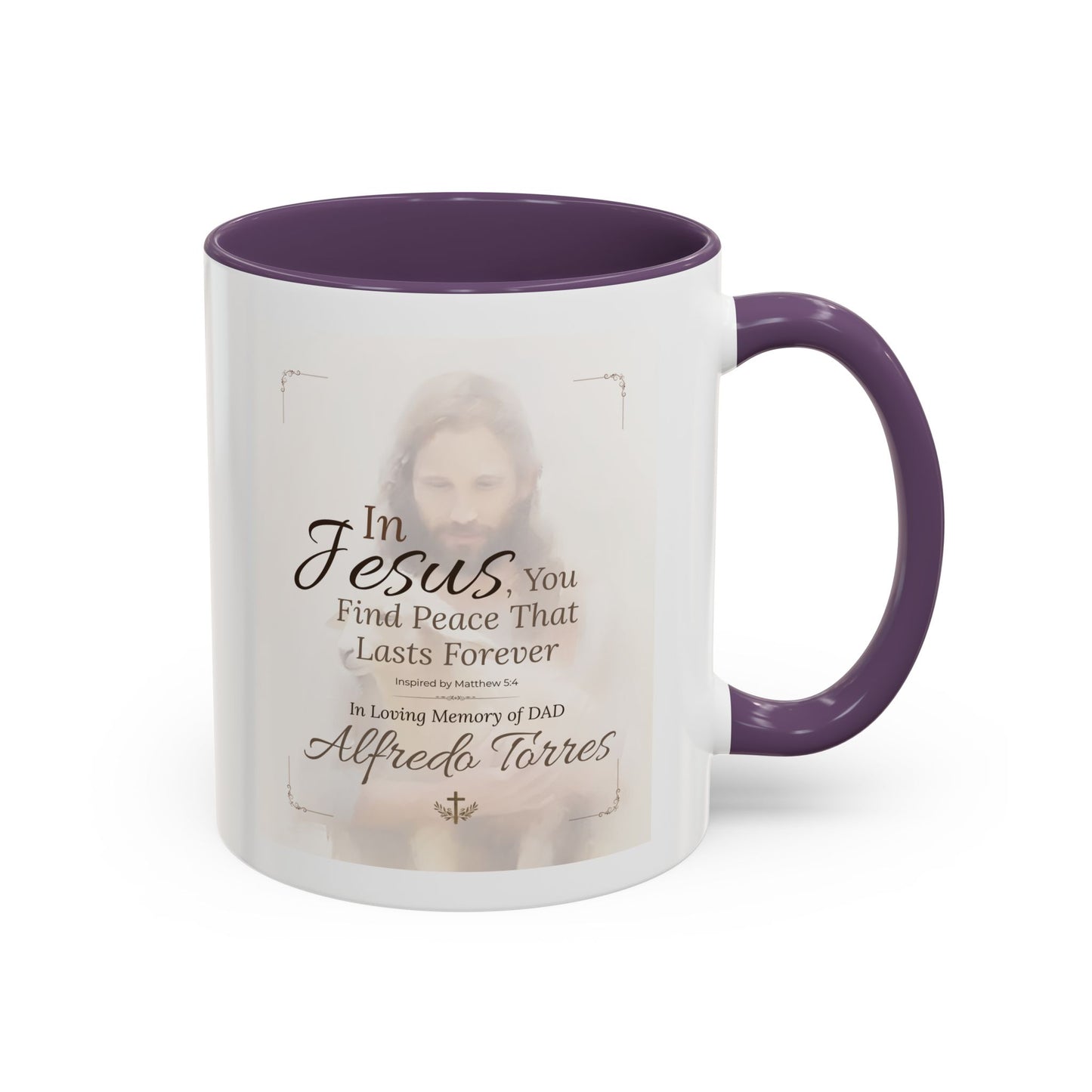 Custom Sacred Shepherd Memorial Mug | Loss of Father