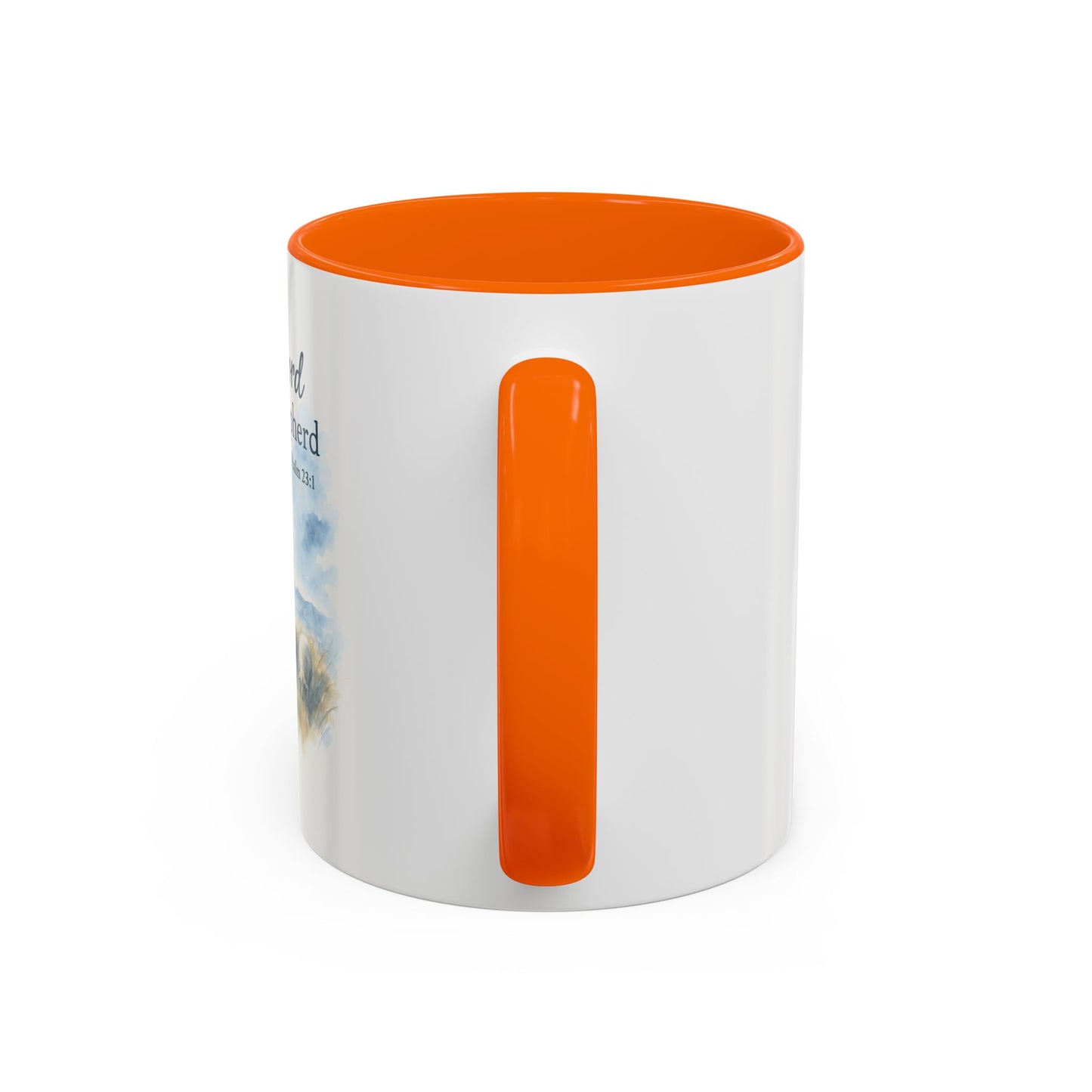 Memorial Accent Coffee Mug - The Lord is My Shepherd - Psalm 23:1