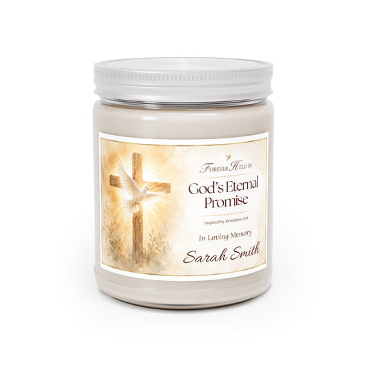 Eternal Promise Personalized Memorial Candle