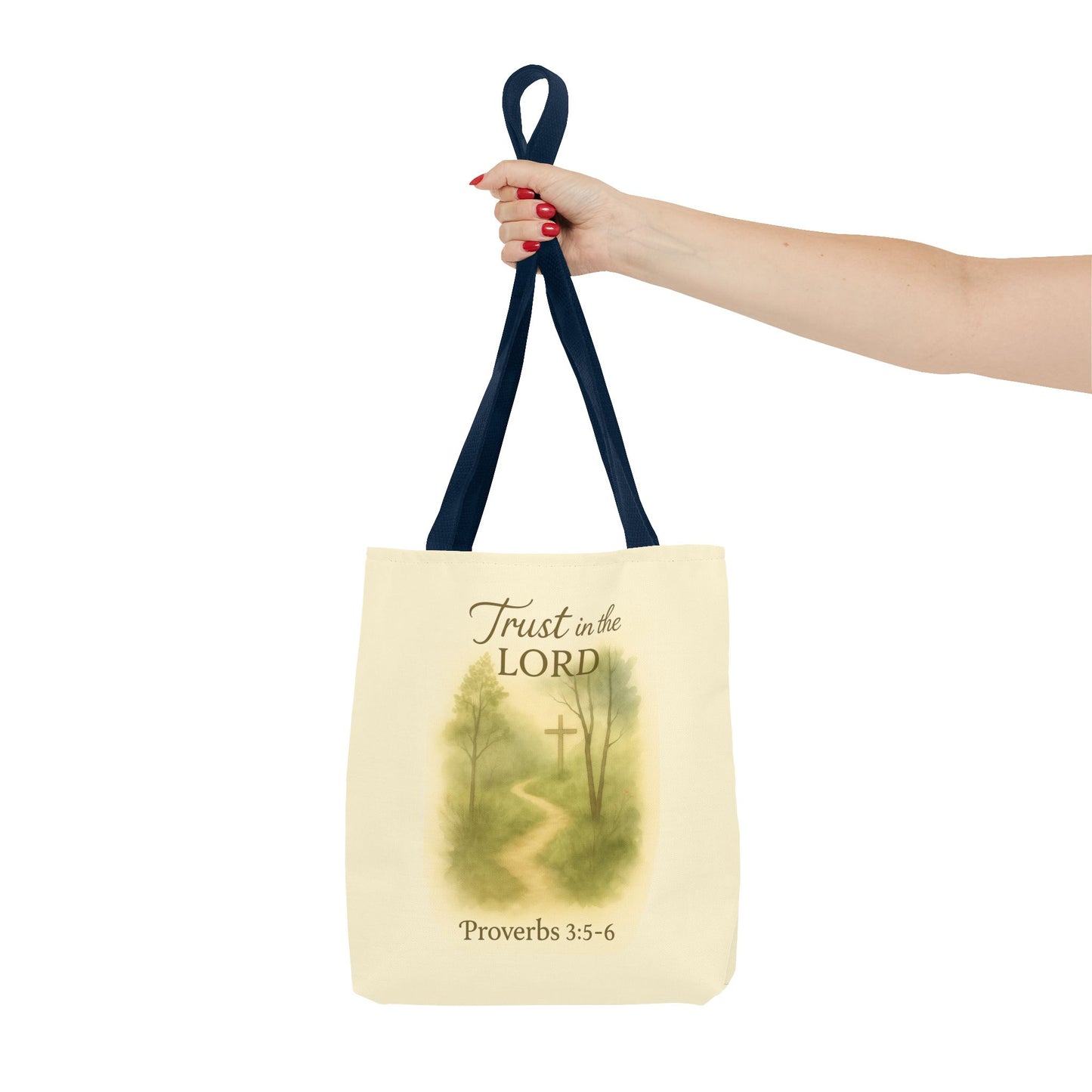 Inspirational Tote Bag - Trust in the Lord - Proverbs 3:5-6 Memorial Gift
