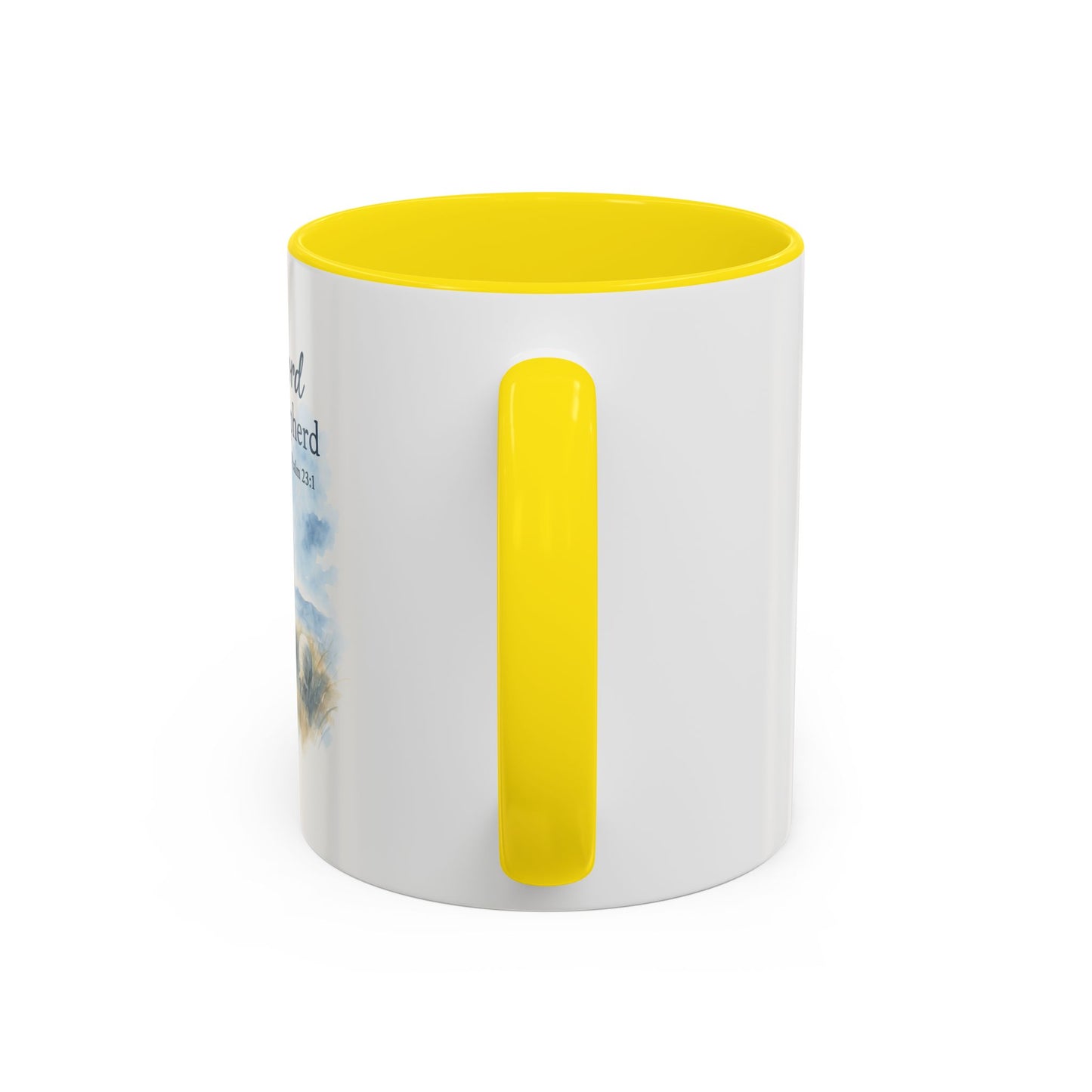 Memorial Accent Coffee Mug - The Lord is My Shepherd - Psalm 23:1
