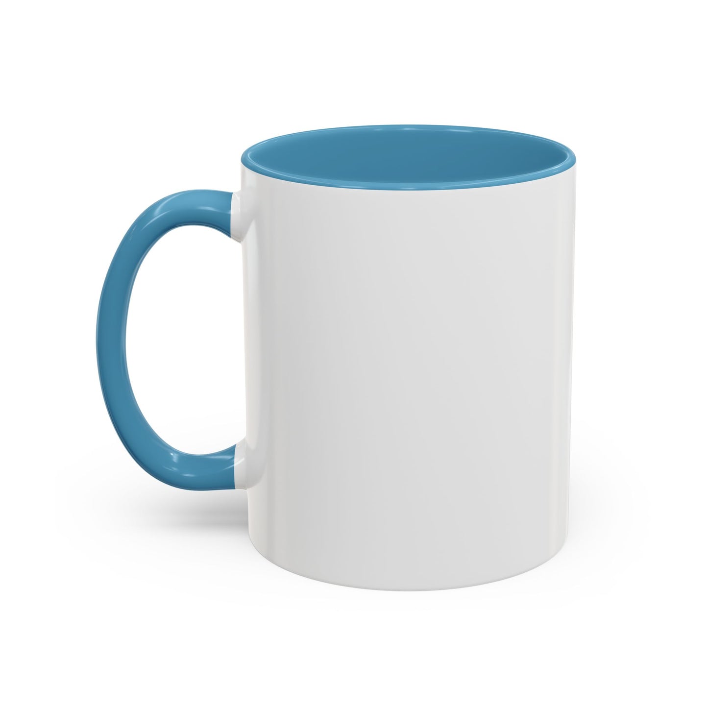 Custom Memorial Accent Coffee Mug with Photo and Text – Sacred Background Keepsake