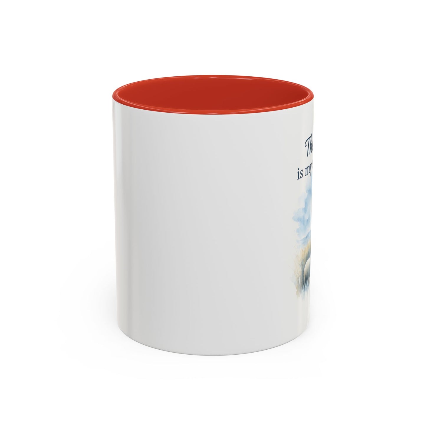 Memorial Accent Coffee Mug - The Lord is My Shepherd - Psalm 23:1