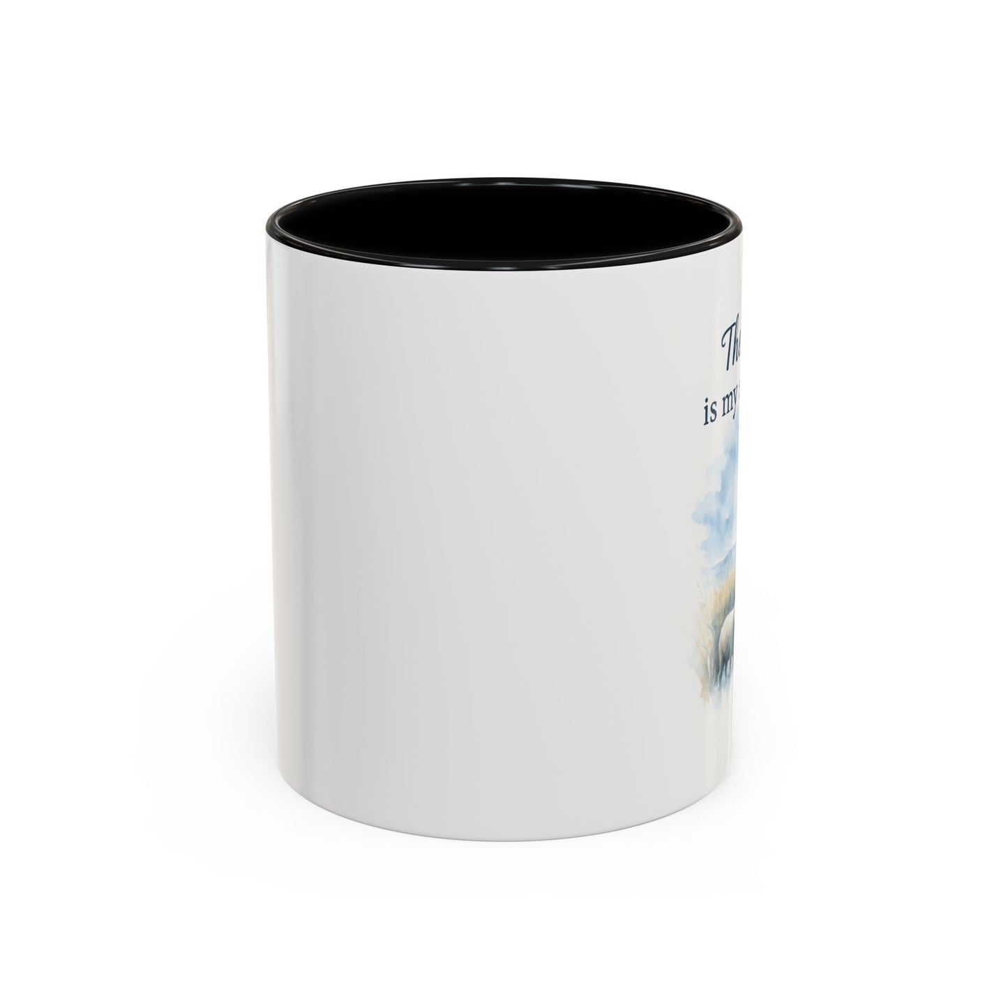 Memorial Accent Coffee Mug - The Lord is My Shepherd - Psalm 23:1