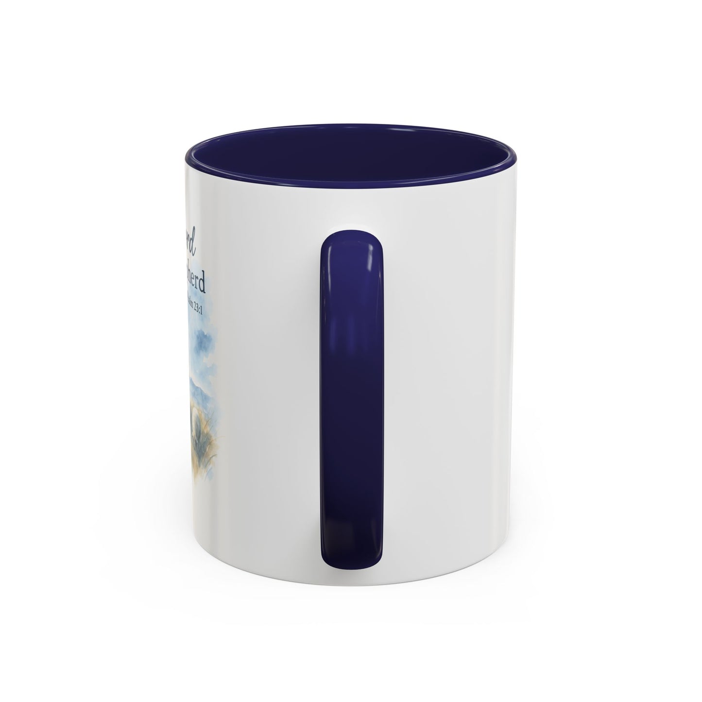 Memorial Accent Coffee Mug - The Lord is My Shepherd - Psalm 23:1