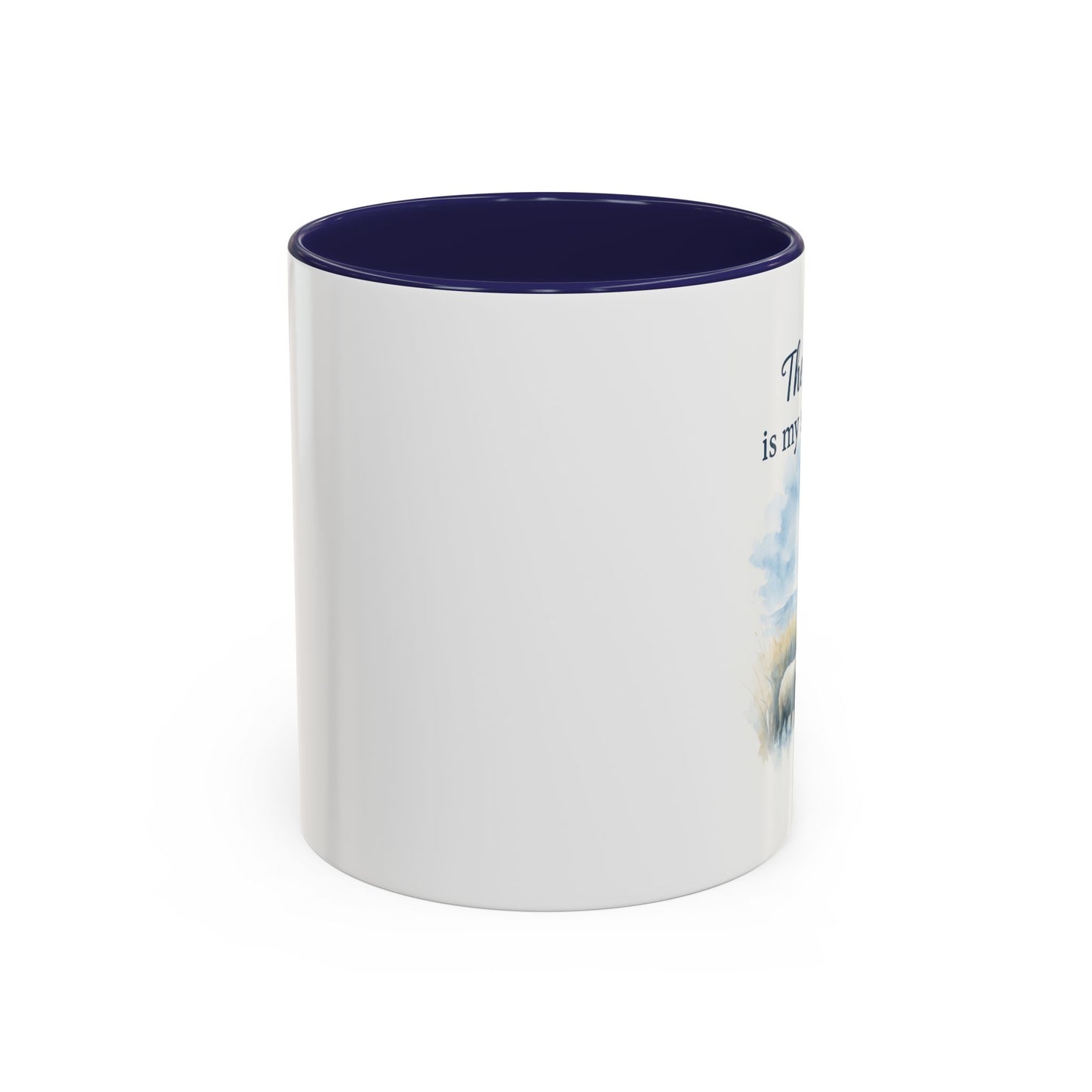 Memorial Accent Coffee Mug - The Lord is My Shepherd - Psalm 23:1