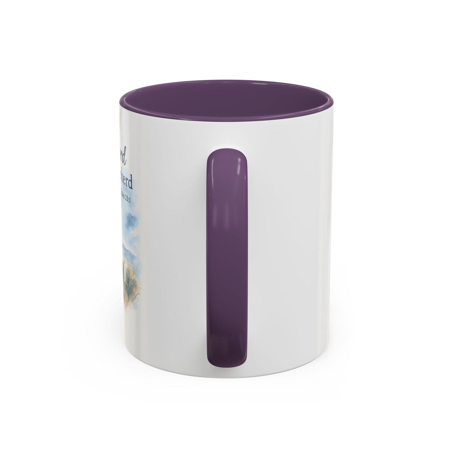 Memorial Accent Coffee Mug - The Lord is My Shepherd - Psalm 23:1