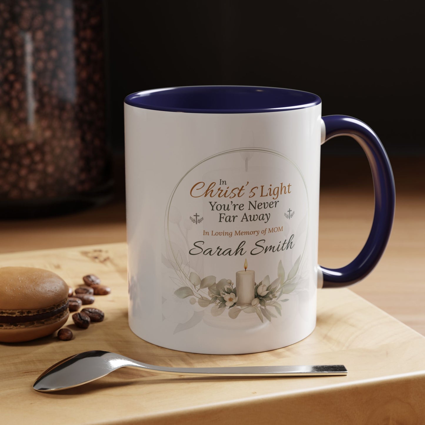 Custom Christ's Light Memorial Mug