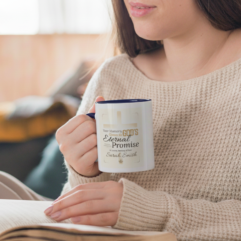 Custom Eternal Promise Memorial Mug | Loss of Father