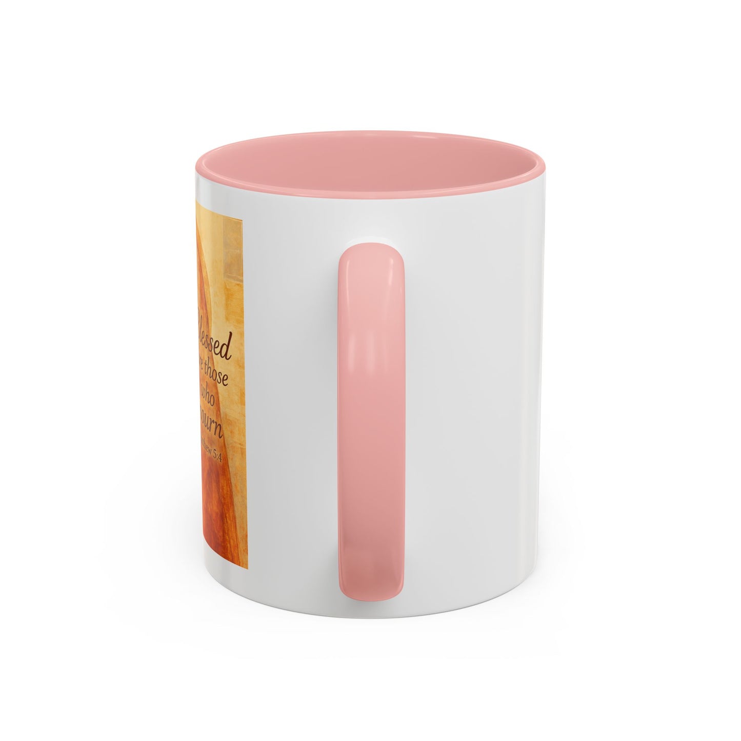 Memorial Accent Coffee Mug - Blessed Are Those Who Mourn - Matthew 5:4