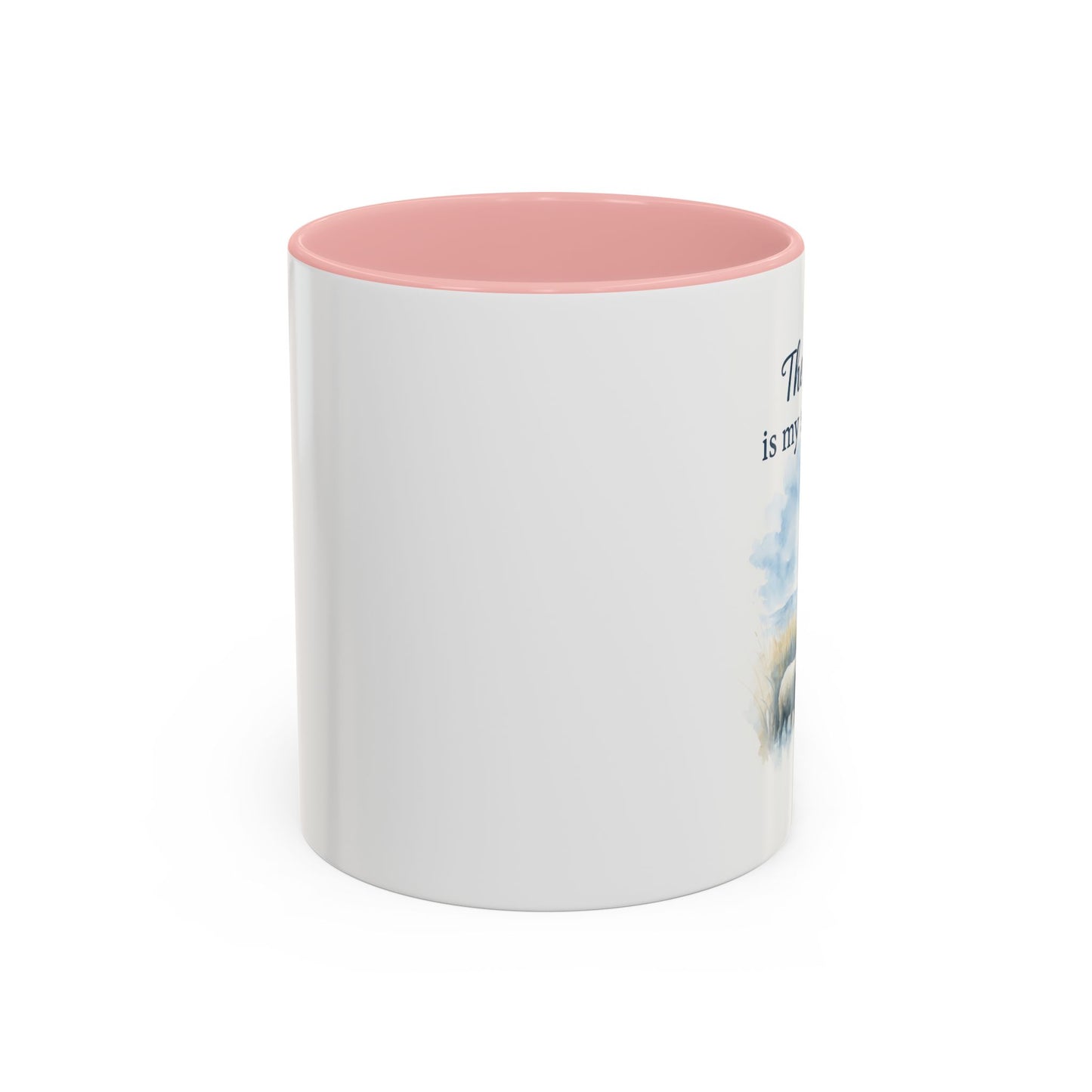 Memorial Accent Coffee Mug - The Lord is My Shepherd - Psalm 23:1