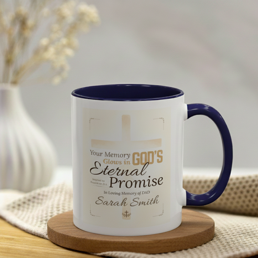 Custom Eternal Promise Memorial Mug | Loss of Father