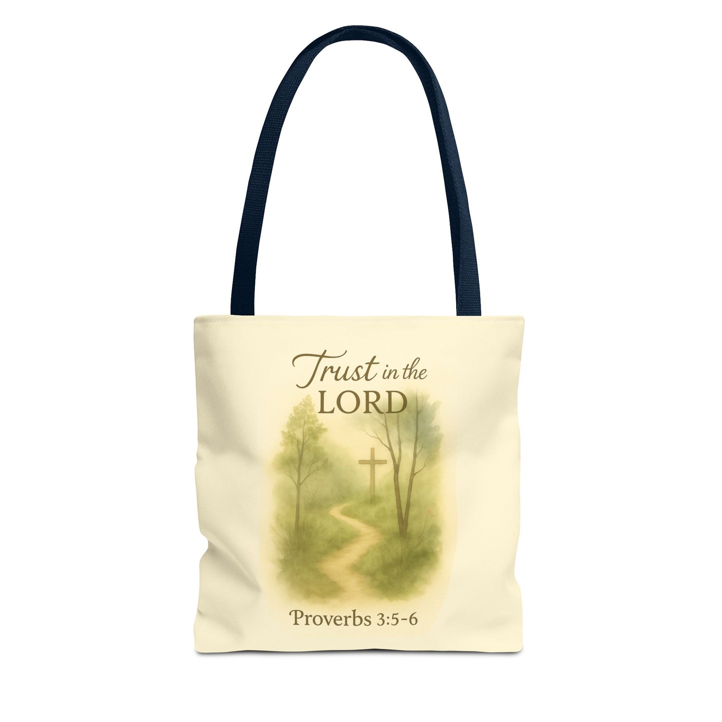 Inspirational Tote Bag - Trust in the Lord - Proverbs 3:5-6 Memorial Gift