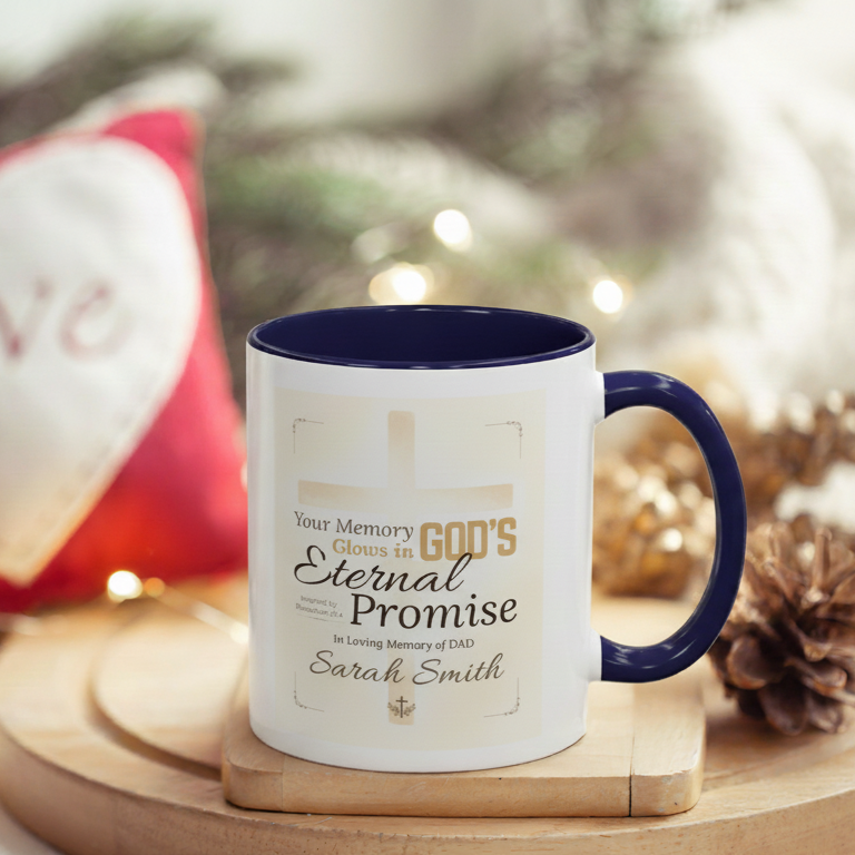 Custom Eternal Promise Memorial Mug | Loss of Father