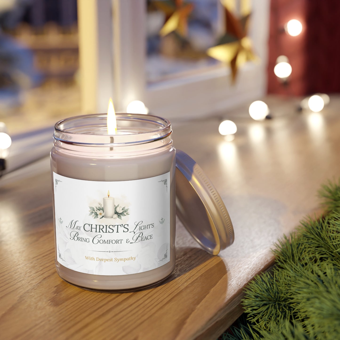 Christ's Light Ready-to-Send Sympathy Candle