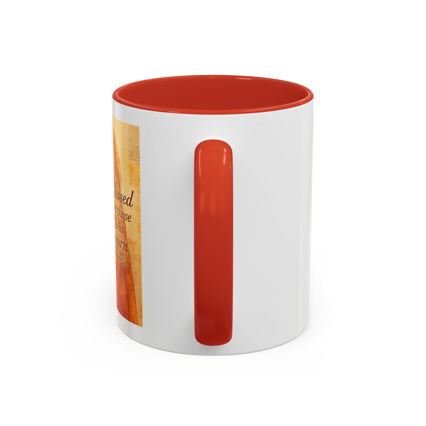 Memorial Accent Coffee Mug - Blessed Are Those Who Mourn - Matthew 5:4