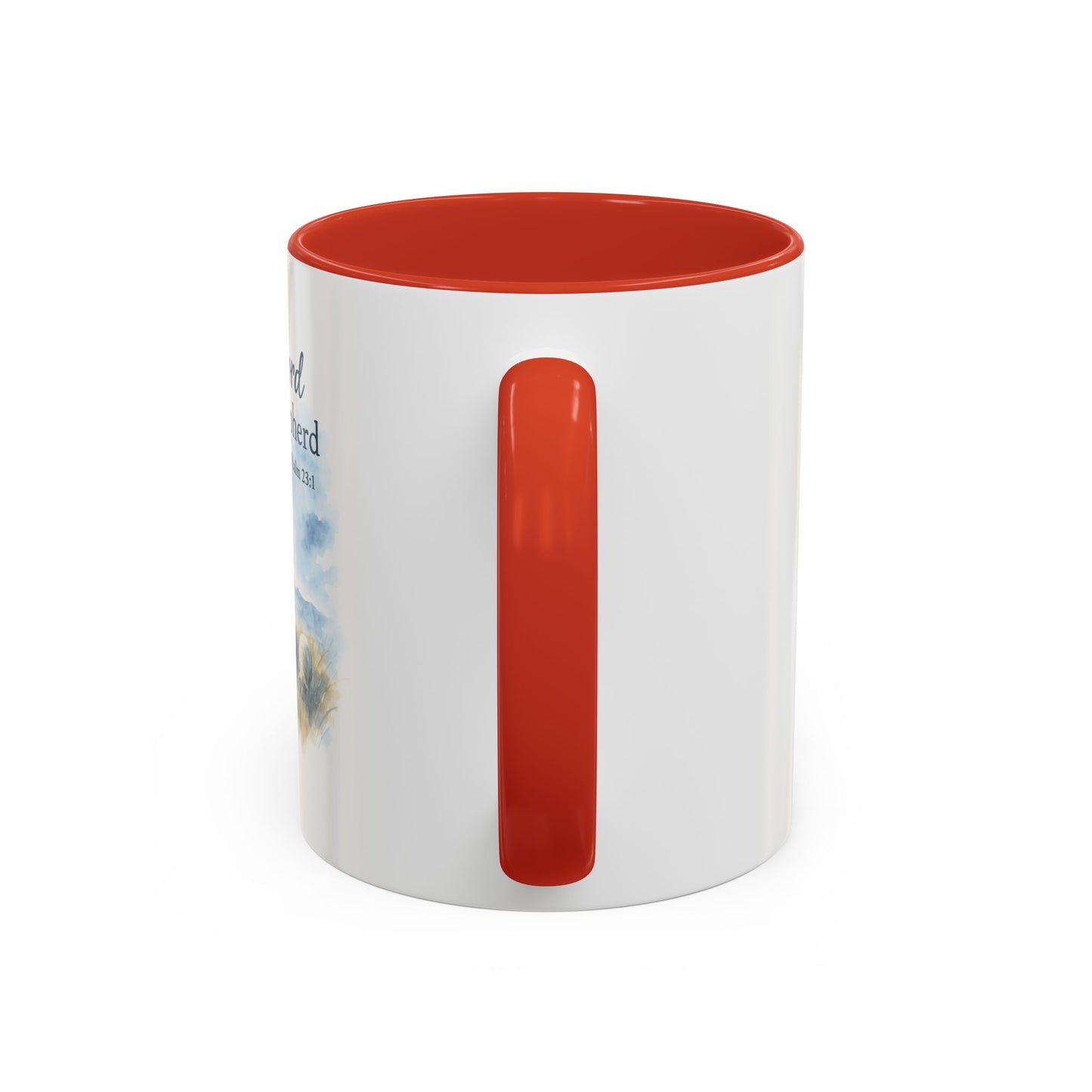 Memorial Accent Coffee Mug - The Lord is My Shepherd - Psalm 23:1