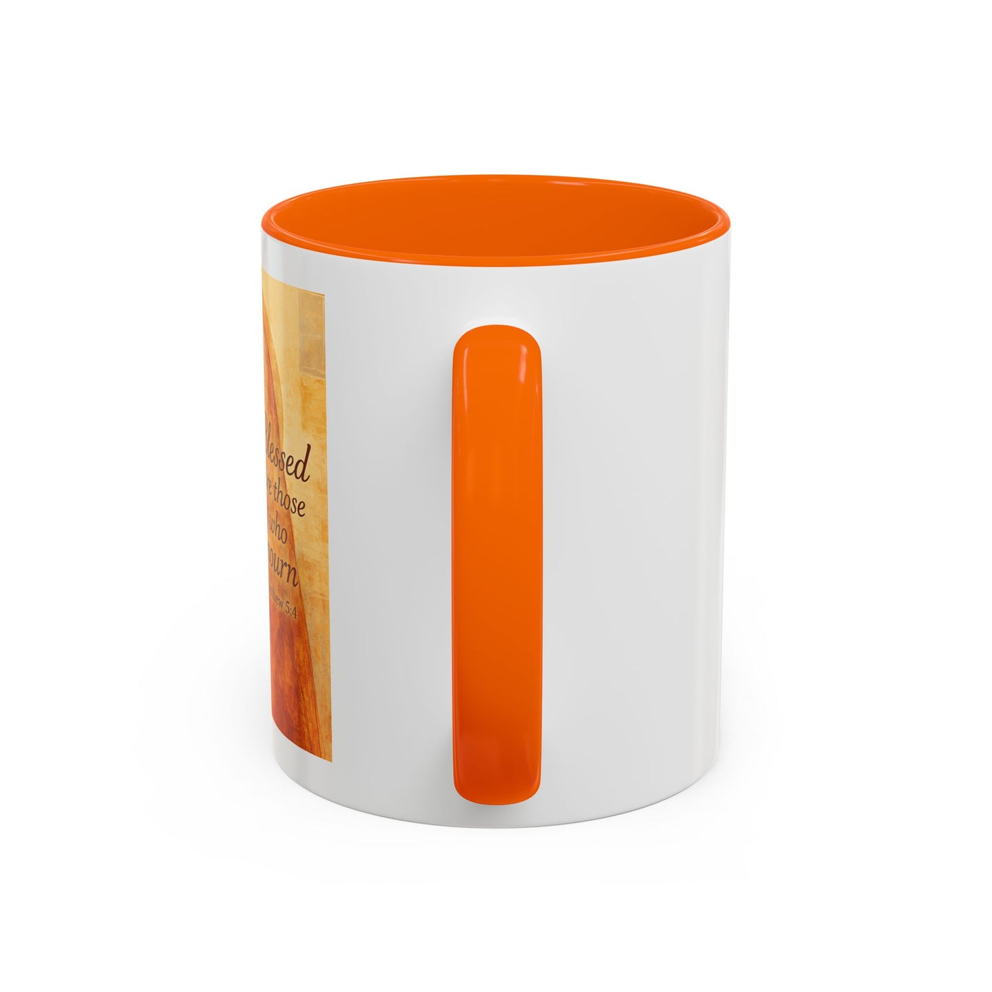 Memorial Accent Coffee Mug - Blessed Are Those Who Mourn - Matthew 5:4