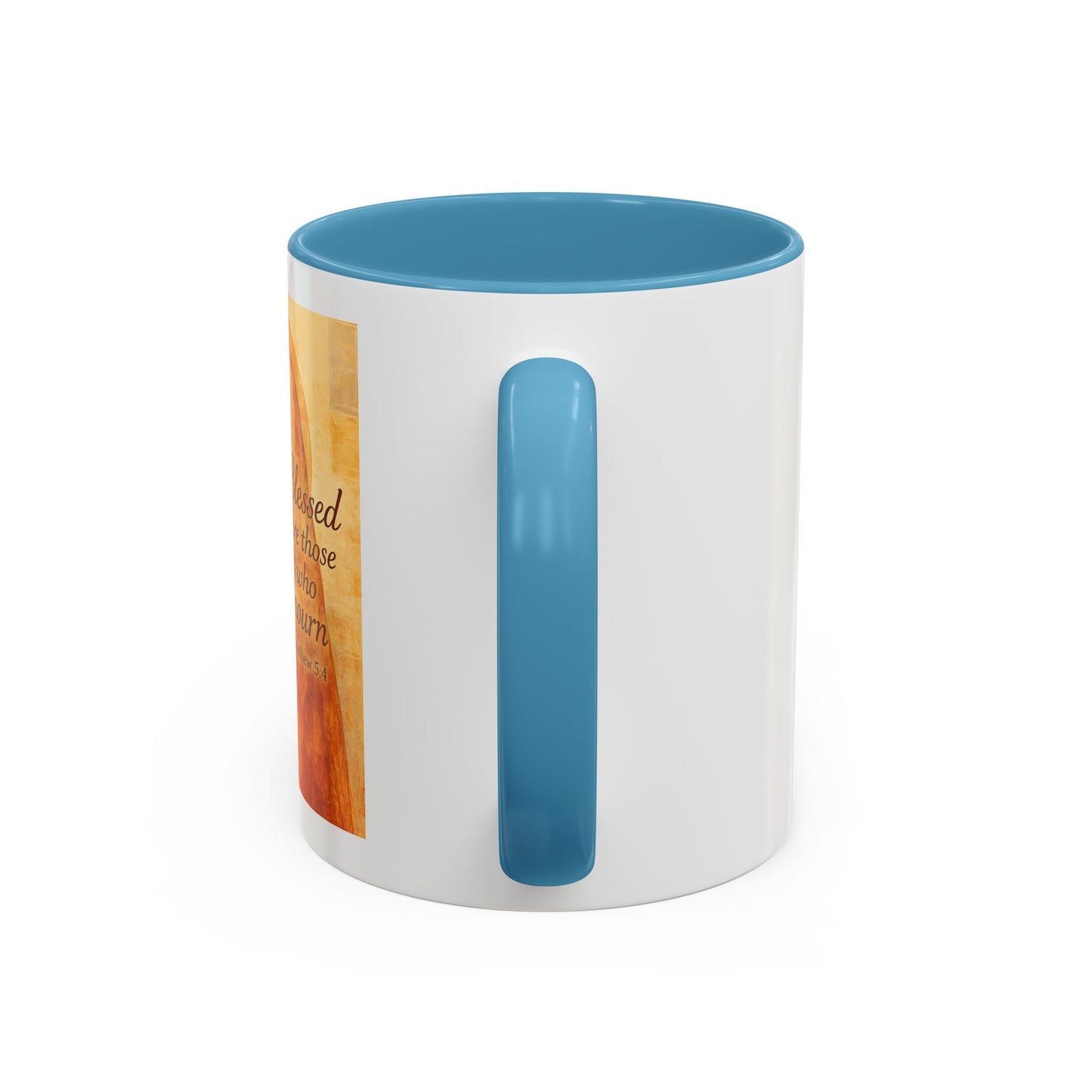 Memorial Accent Coffee Mug - Blessed Are Those Who Mourn - Matthew 5:4