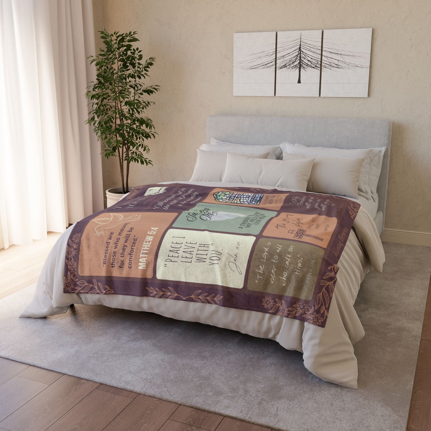 Christian Memorial Blanket