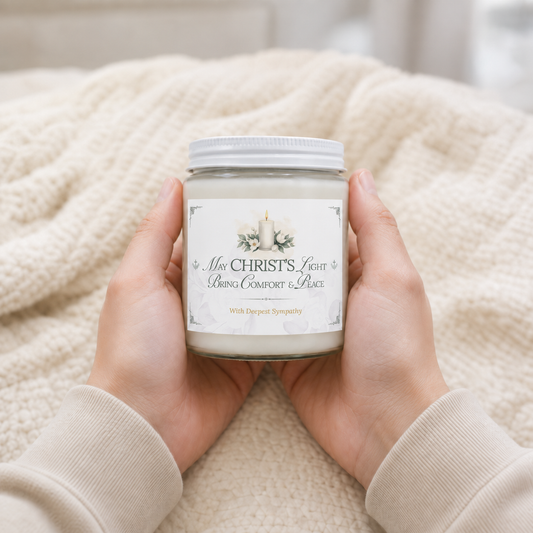 Christ's Light Ready-to-Send Sympathy Candle
