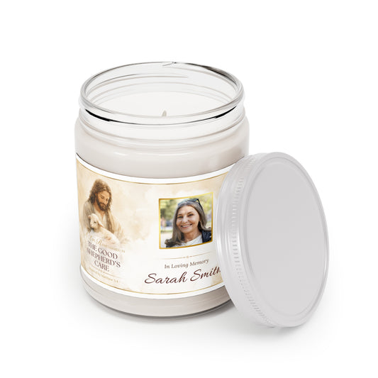 Good Shepherd's Peace Photo Memorial Candle