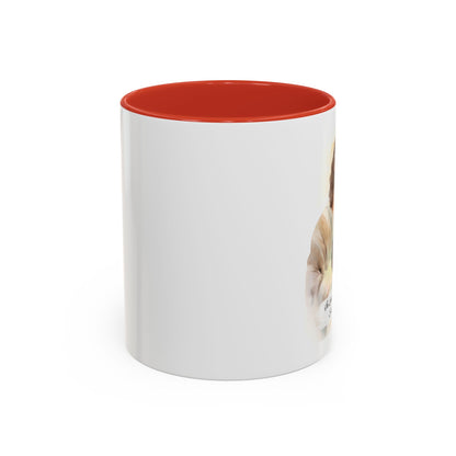Custom Memorial Accent Coffee Mug with Photo and Text – Sacred Shepherd Keepsake