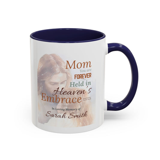 Custom Heavenly Embrace Memorial Mug