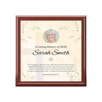 Eternal Promise Memorial Keepsake Box | Personalized Christian Gift for Loss of Mother