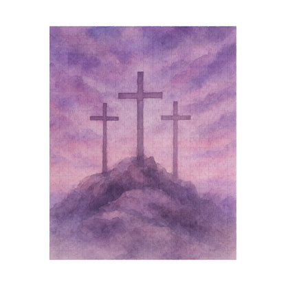Watercolor Jesus Puzzle - Resurrection Hope Bible Verse Memorial Gift