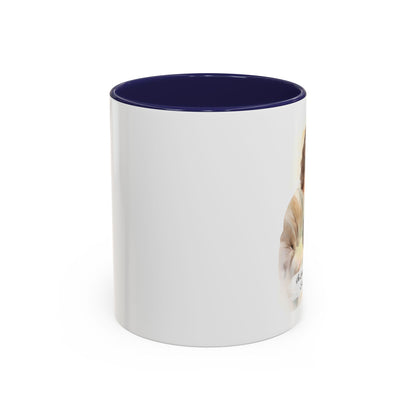 Custom Memorial Accent Coffee Mug with Photo and Text – Sacred Shepherd Keepsake