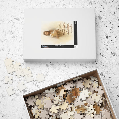 Watercolor Jesus Puzzle - Heavenly Reunion Bible Verse Memorial Gift