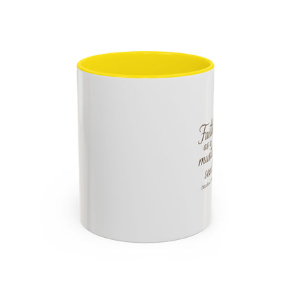 Memorial Accent Coffee Mug - Faith as a Mustard Seed - Matthew 17:20