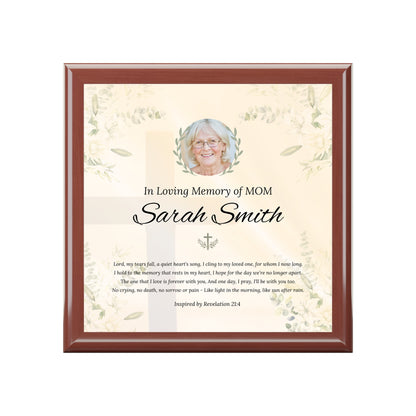 Eternal Promise Memorial Keepsake Box | Personalized Christian Gift for Loss of Mother