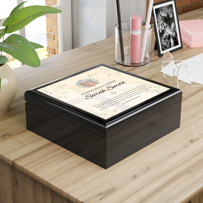 Eternal Promise Memorial Keepsake Box | Personalized Christian Gift for Loss of Mother