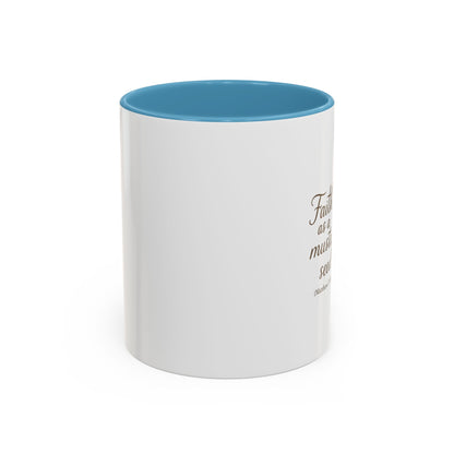 Memorial Accent Coffee Mug - Faith as a Mustard Seed - Matthew 17:20