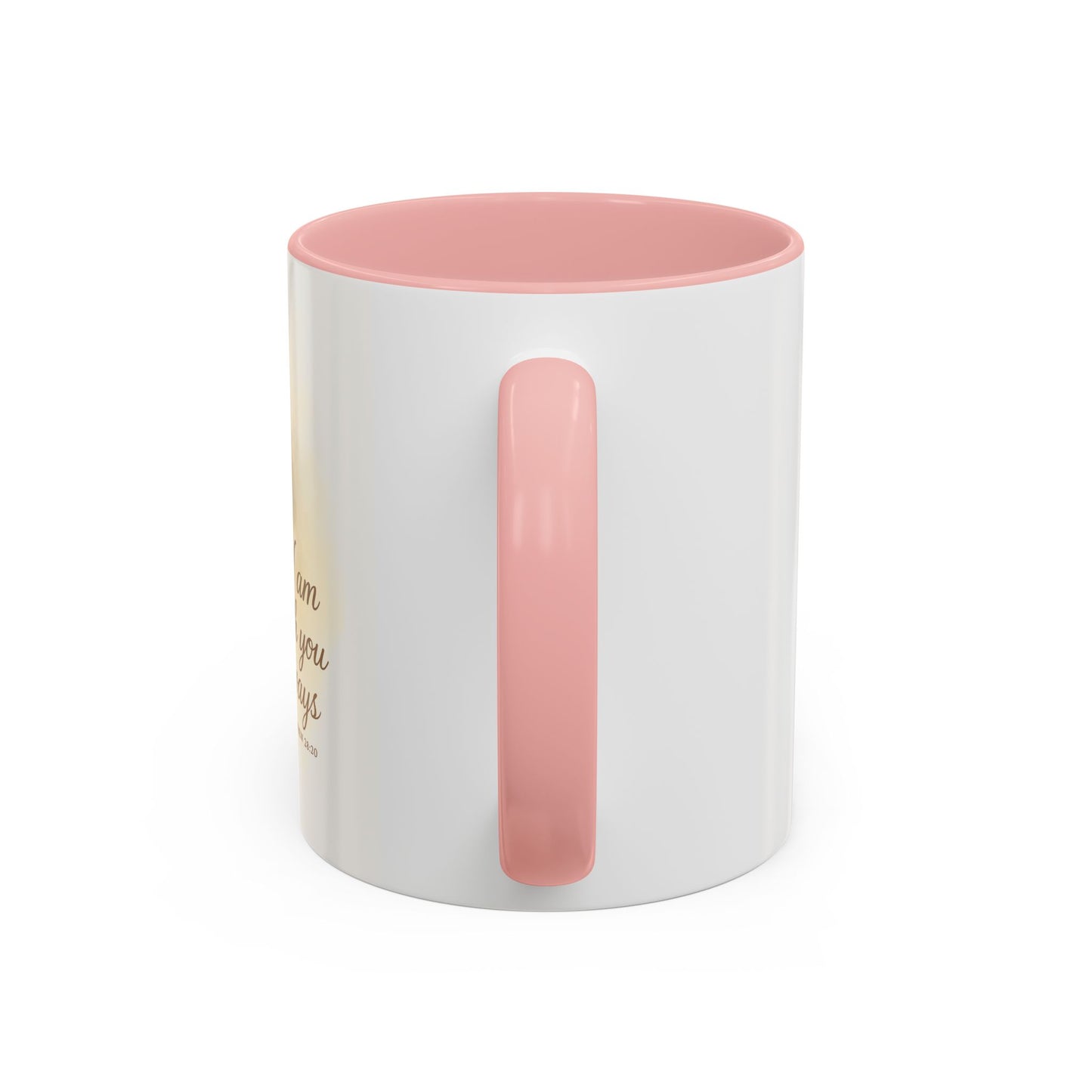 Memorial Accent Coffee Mug - I Am With You Always - Matthew 28:20