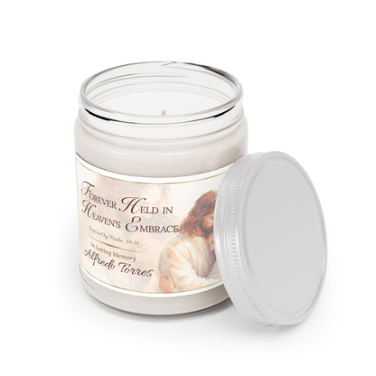 Heaven's Embrace Scripture Memorial Candle - Loss of Husband