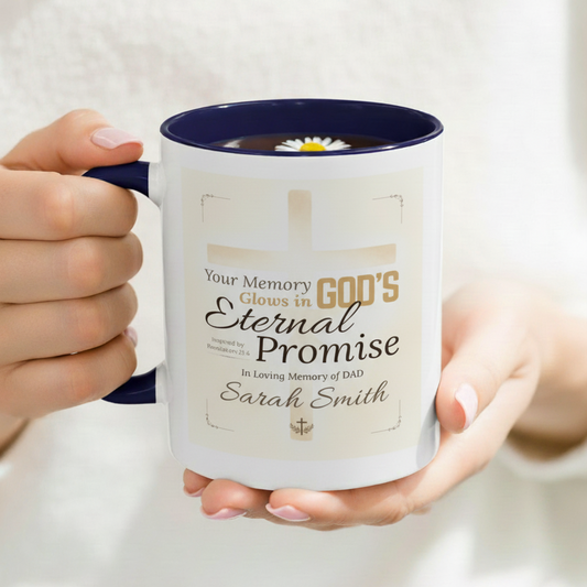 Custom Eternal Promise Memorial Mug | Loss of Father