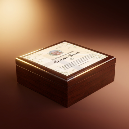 Eternal Promise Memorial Keepsake Box | Personalized Christian Gift for Loss of Mother
