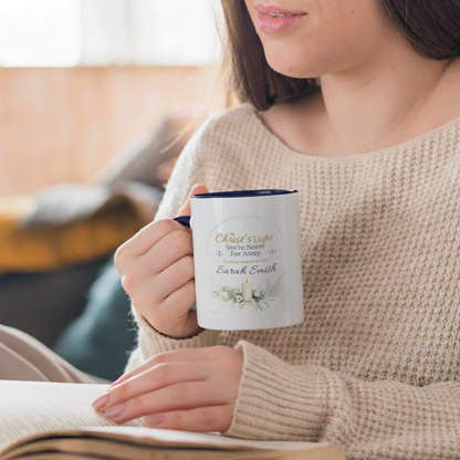 Custom Christ's Light Memorial Mug
