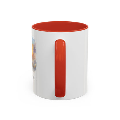 Memorial Accent Coffee Mug - Be Strong and Courageous - Joshua 1:9