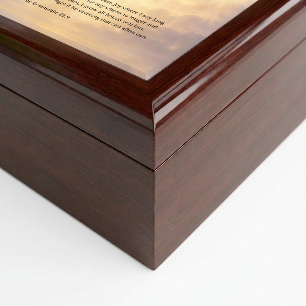 Heaven’s Light Memorial Keepsake Box | Personalized Christian Gift for Loss of Mother