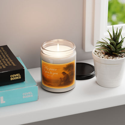 Scented Soy Candle - 'My Peace I Give to You' - Serenity Home Decor