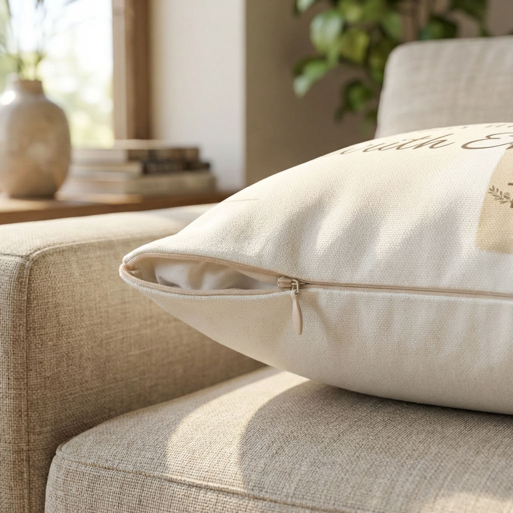 In Loving Memory Pillow – Eternal Promise Design | Personalized Christian Memorial & Sympathy Gift
