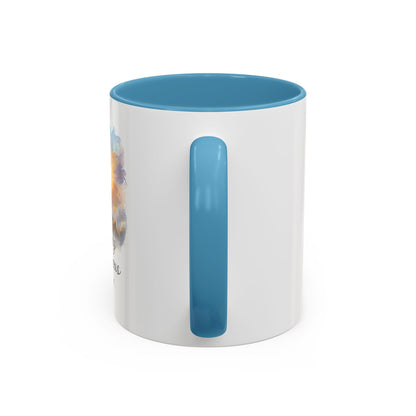 Memorial Accent Coffee Mug - Be Strong and Courageous - Joshua 1:9